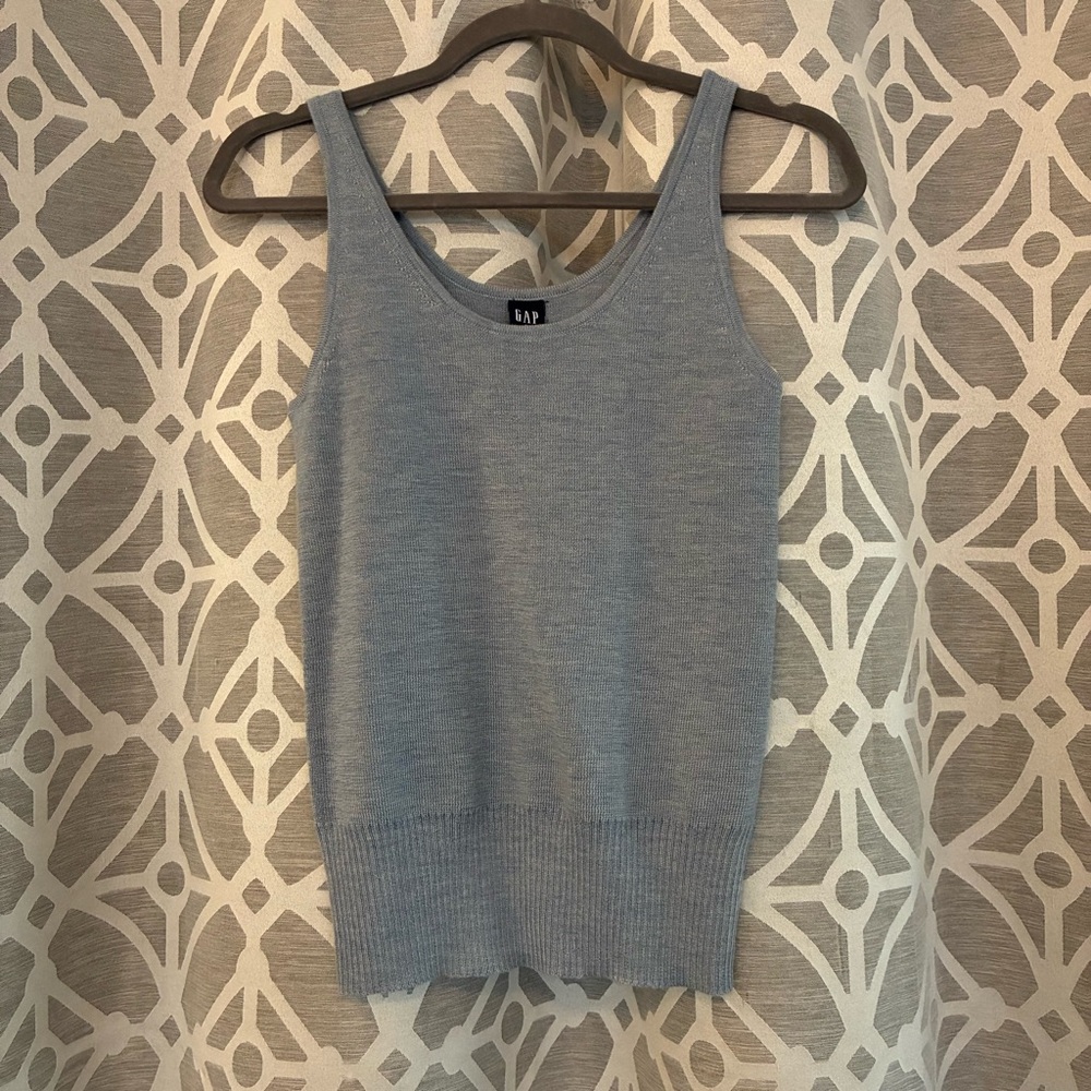 GAP Vintage Sweater Tank (Ice Blue) Size M